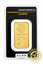 Zlatý slitek  1 Oz (31,103 gramů)