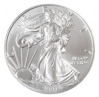 Prodeje stříbrných investičních mincí Americkou mincovnou vzrostly na 21měsíční maximum