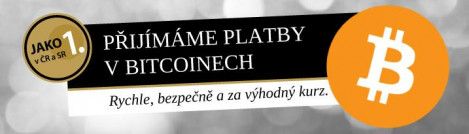 Tisková zpráva: ZLATÉ REZERVY přijímají jako první  ve svém oboru platby v bitcoinech