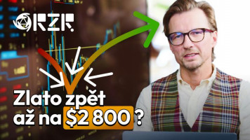 Zlato zpět až na $2 800?