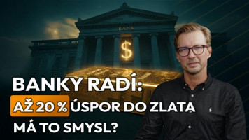 Banky radí: až 20 % úspor do zlata - má to smysl?