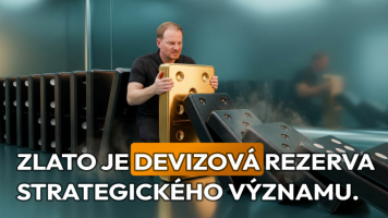 Zlato je devizová rezerva strategického významu