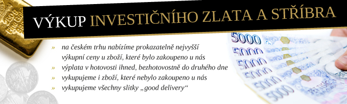 Transparentní a rychlý proces výkupu investičního zlata a stříbra