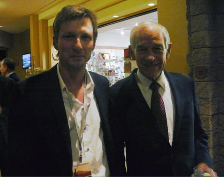 Summit CaseyResearch USA, ZLATÉ REZERVY, Ron Paul a Jan Železník při sobotním galavečeru